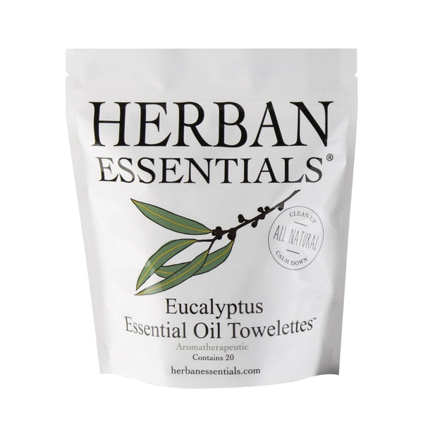 Herban Essentials Towelettes 20 Count Eucalyptus