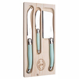 Laguiole Jean Dubost Cheese Set - Turquoise